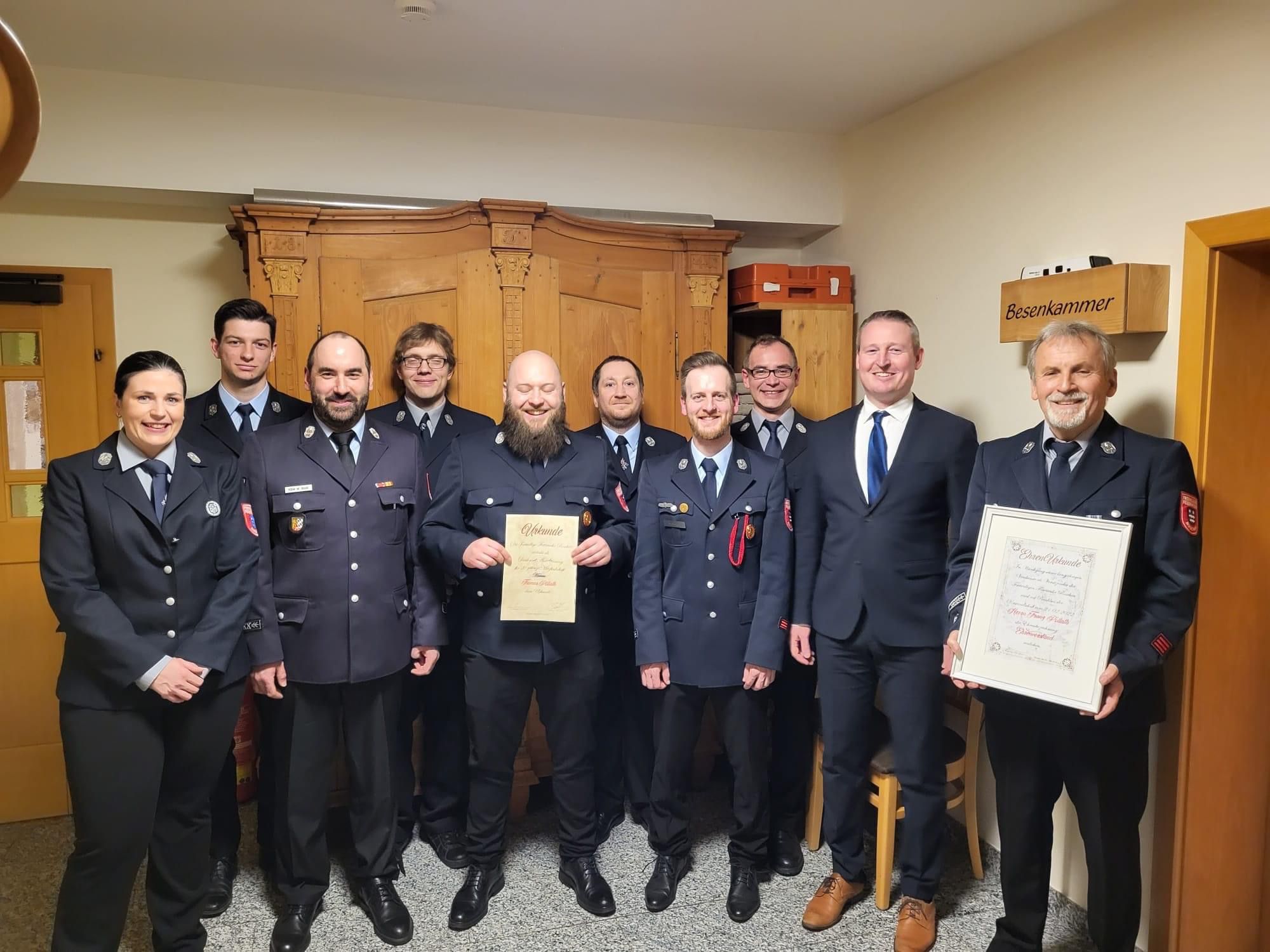 Jahreshauptversammlung FFW Roschau - Gemeinde Theisseil